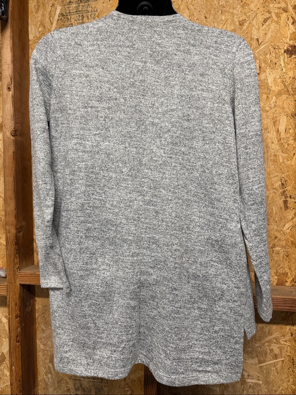 Copper Key Grey Open-Front Women’s Sweater Cardigan - Picture 5 of 6